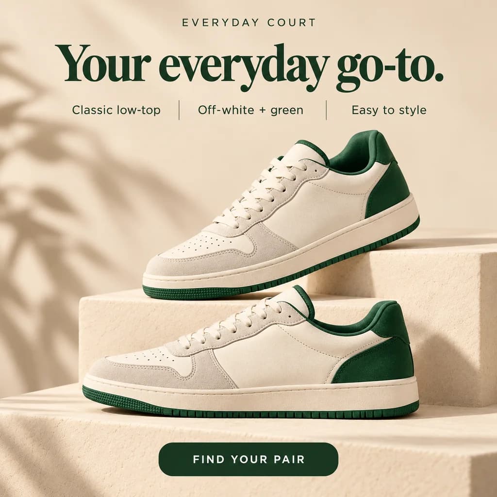 Original ShopToAds concept: a product image, buying reason and call to action in one static ad.
